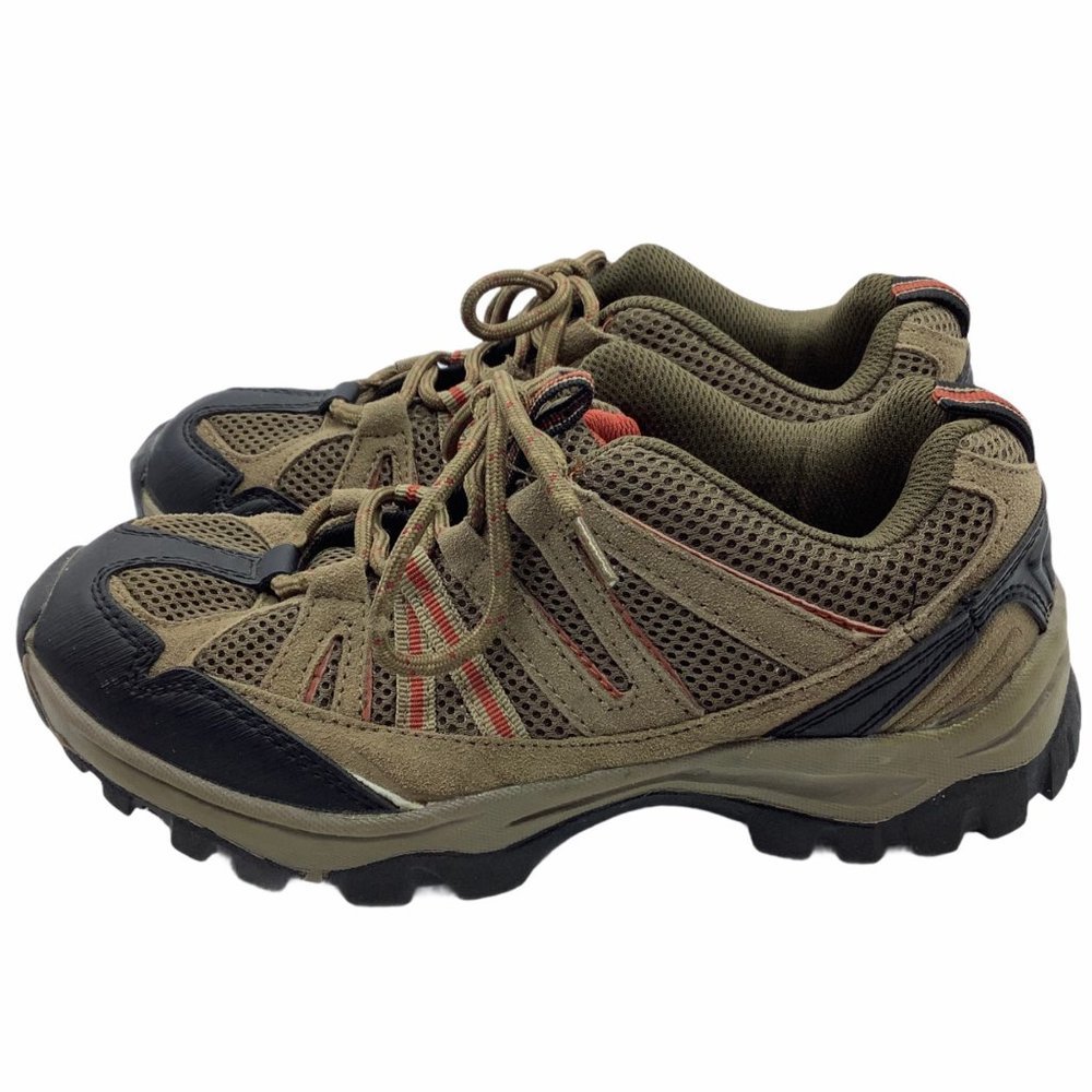 Ozark Trail Leather Hiking Boots‎ Shoes Men 7 Brown Lace Up Athletic Gorpcore